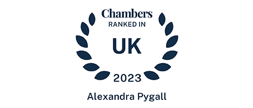 Alexandra Pygall - Ranked in Chambers UK 2023
