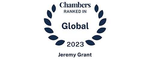 Jeremy Grant - Ranked in - Chambers Global 2023