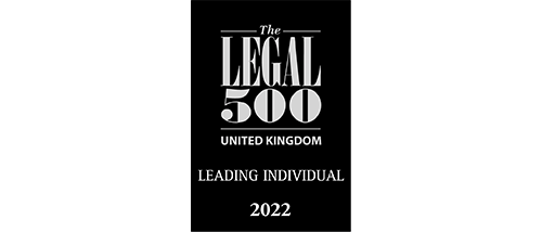 The Legal 500 UK 2022 - Leading individual